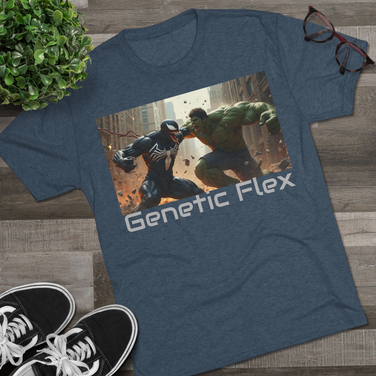 Fitness Unisex Tee - Genetic Flex - youth that's aware hero Tee's: Move Different