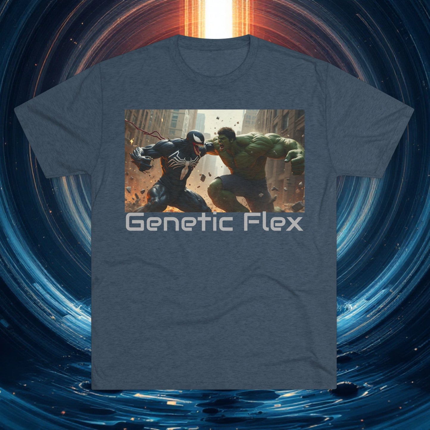 Fitness Unisex Tee - Genetic Flex - youth that's aware hero Tee's: Move Different