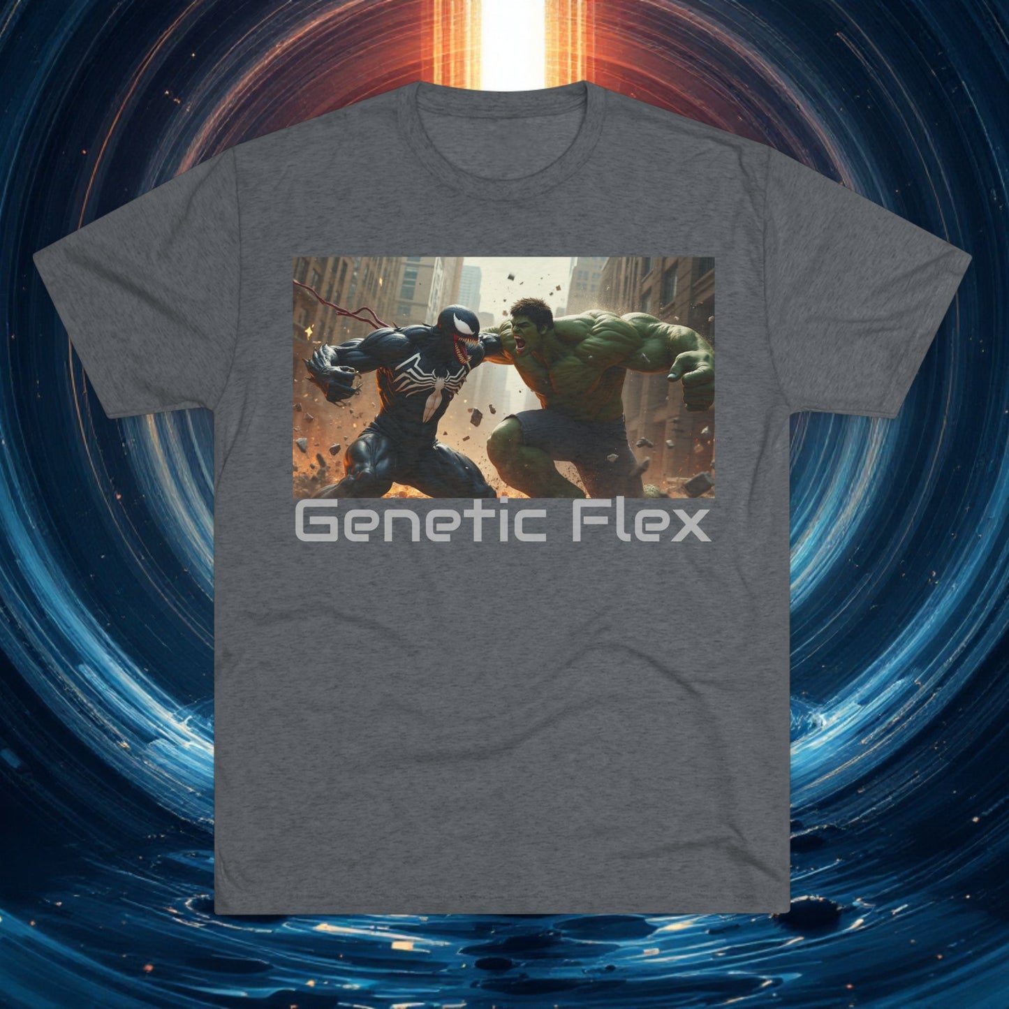 Fitness Unisex Tee - Genetic Flex - youth that's aware hero Tee's: Move Different