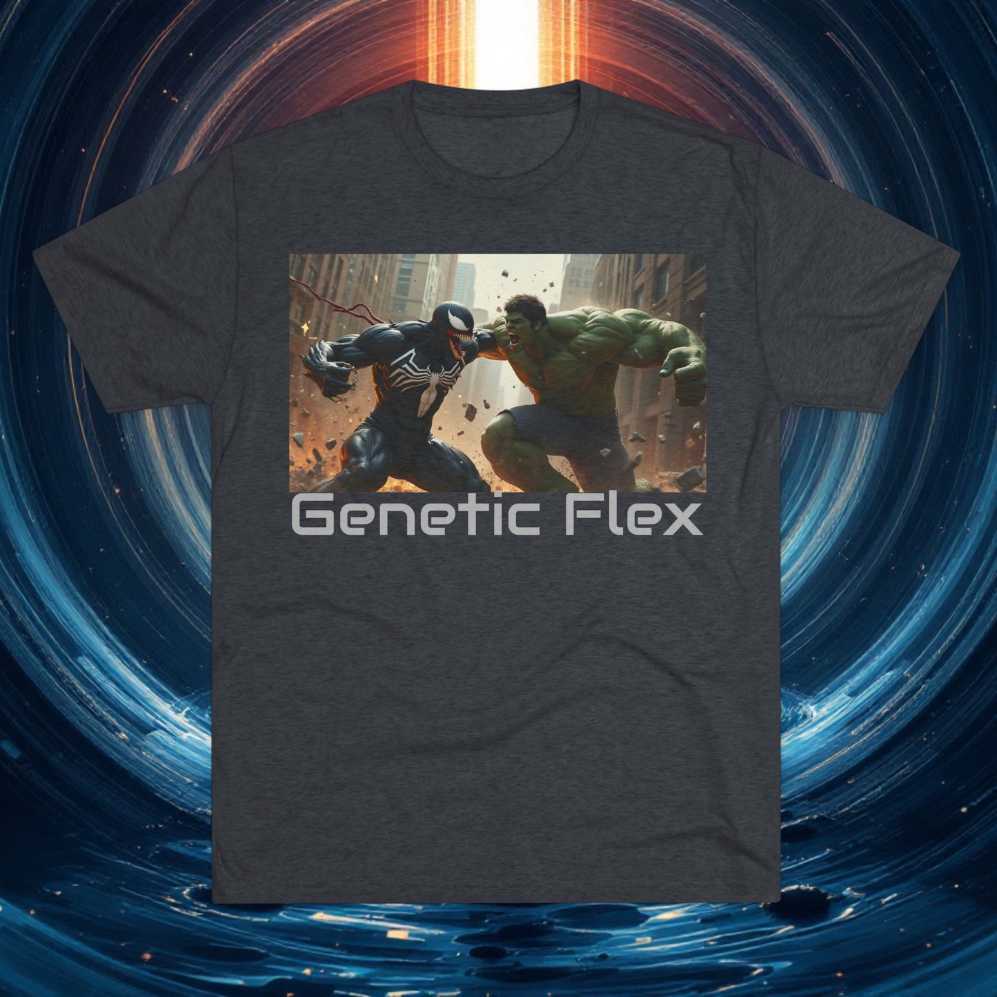 Fitness Unisex Tee - Genetic Flex - youth that's aware hero Tee's: Move Different