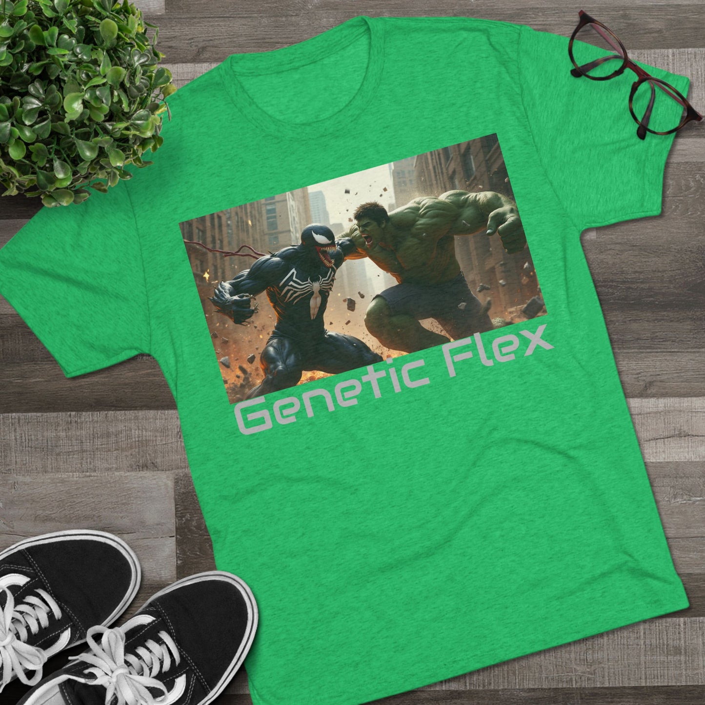 Fitness Unisex Tee - Genetic Flex - youth that's aware hero Tee's: Move Different