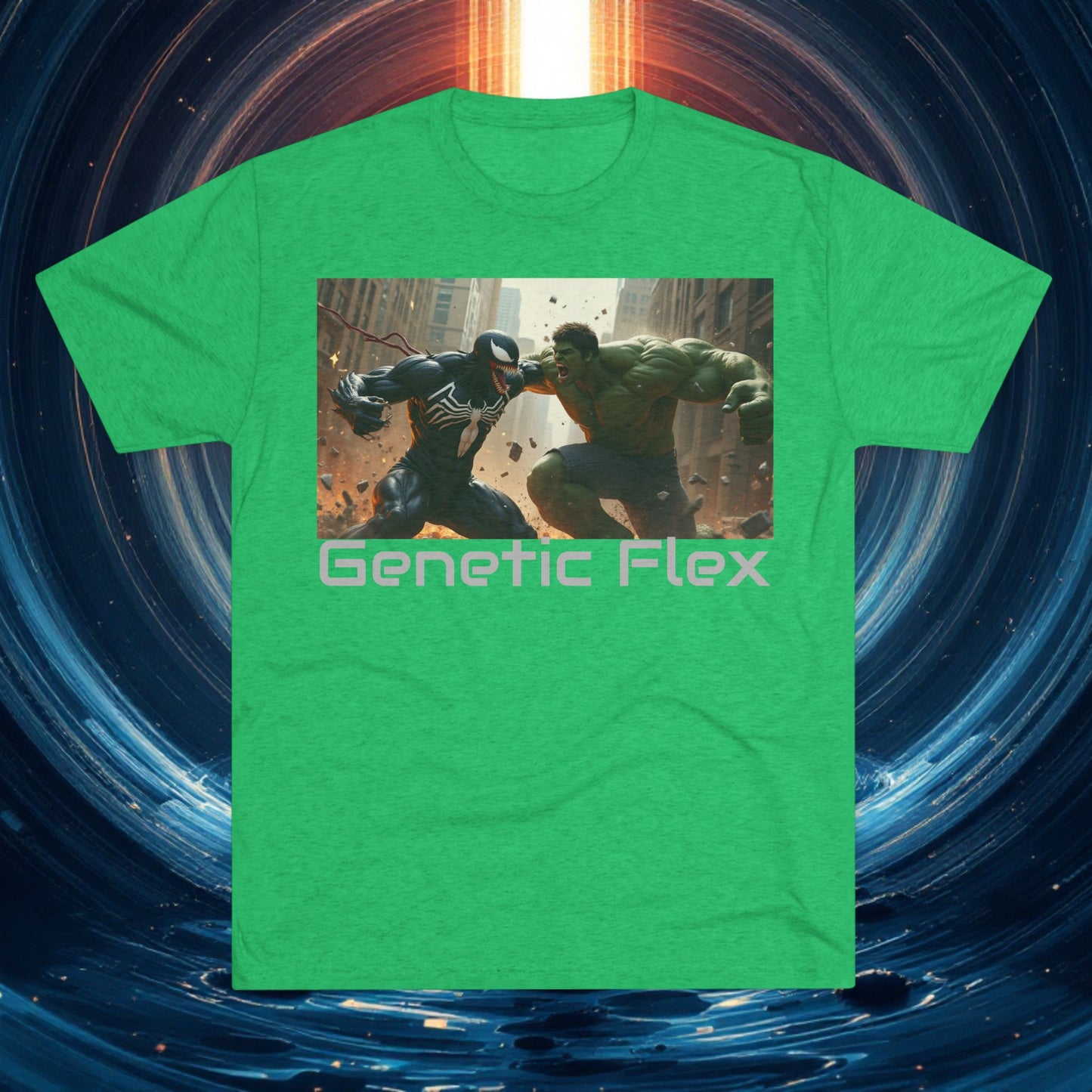Fitness Unisex Tee - Genetic Flex - youth that's aware hero Tee's: Move Different