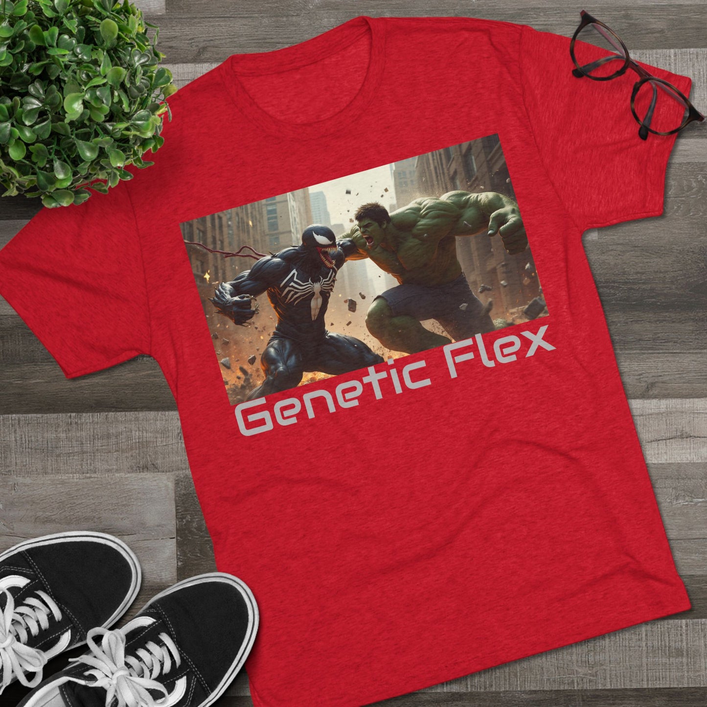 Fitness Unisex Tee - Genetic Flex - youth that's aware hero Tee's: Move Different