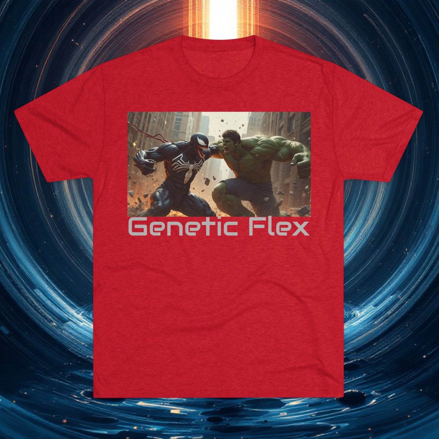 Fitness Unisex Tee - Genetic Flex - youth that's aware hero Tee's: Move Different