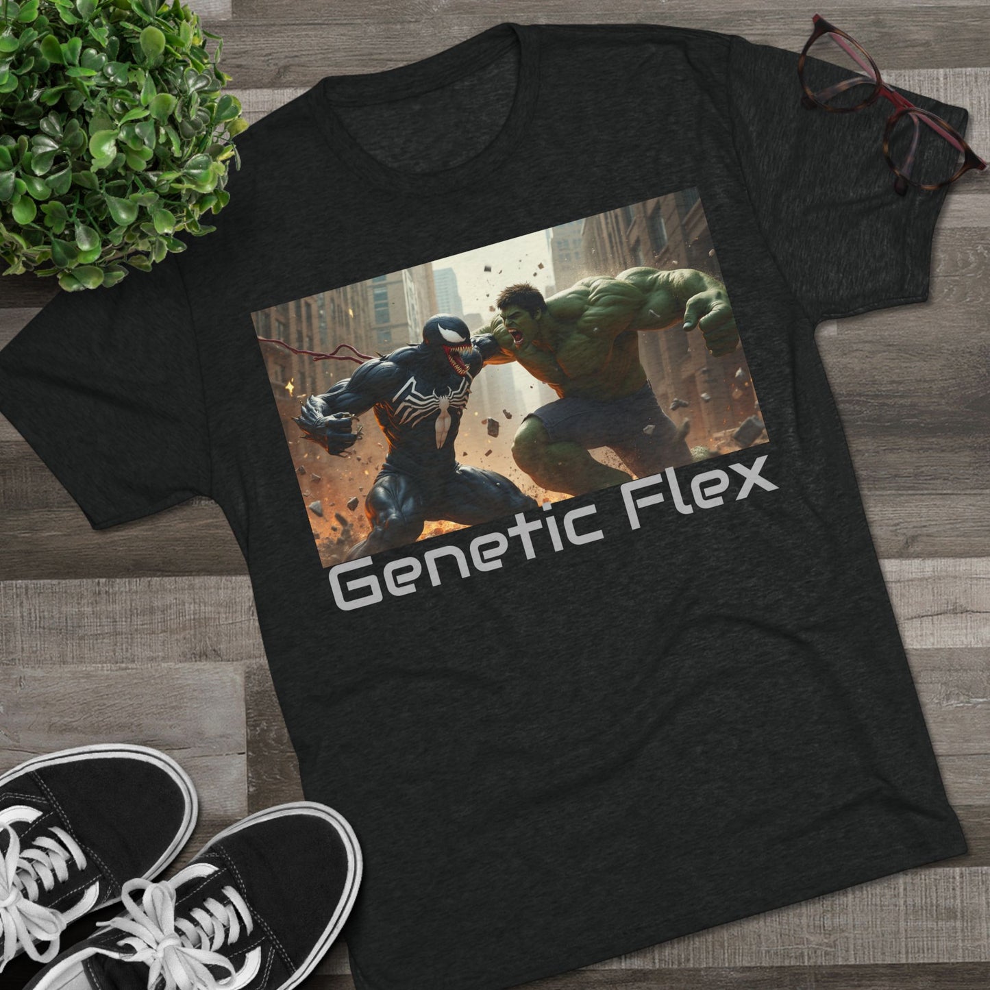 Fitness Unisex Tee - Genetic Flex - youth that's aware hero Tee's: Move Different