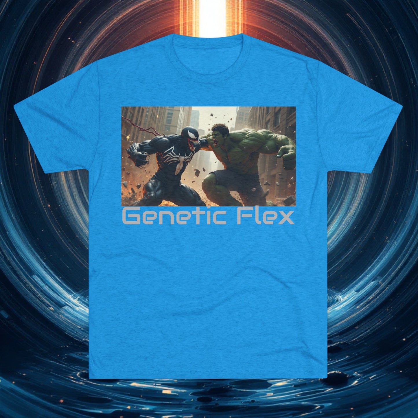 Fitness Unisex Tee - Genetic Flex - youth that's aware hero Tee's: Move Different