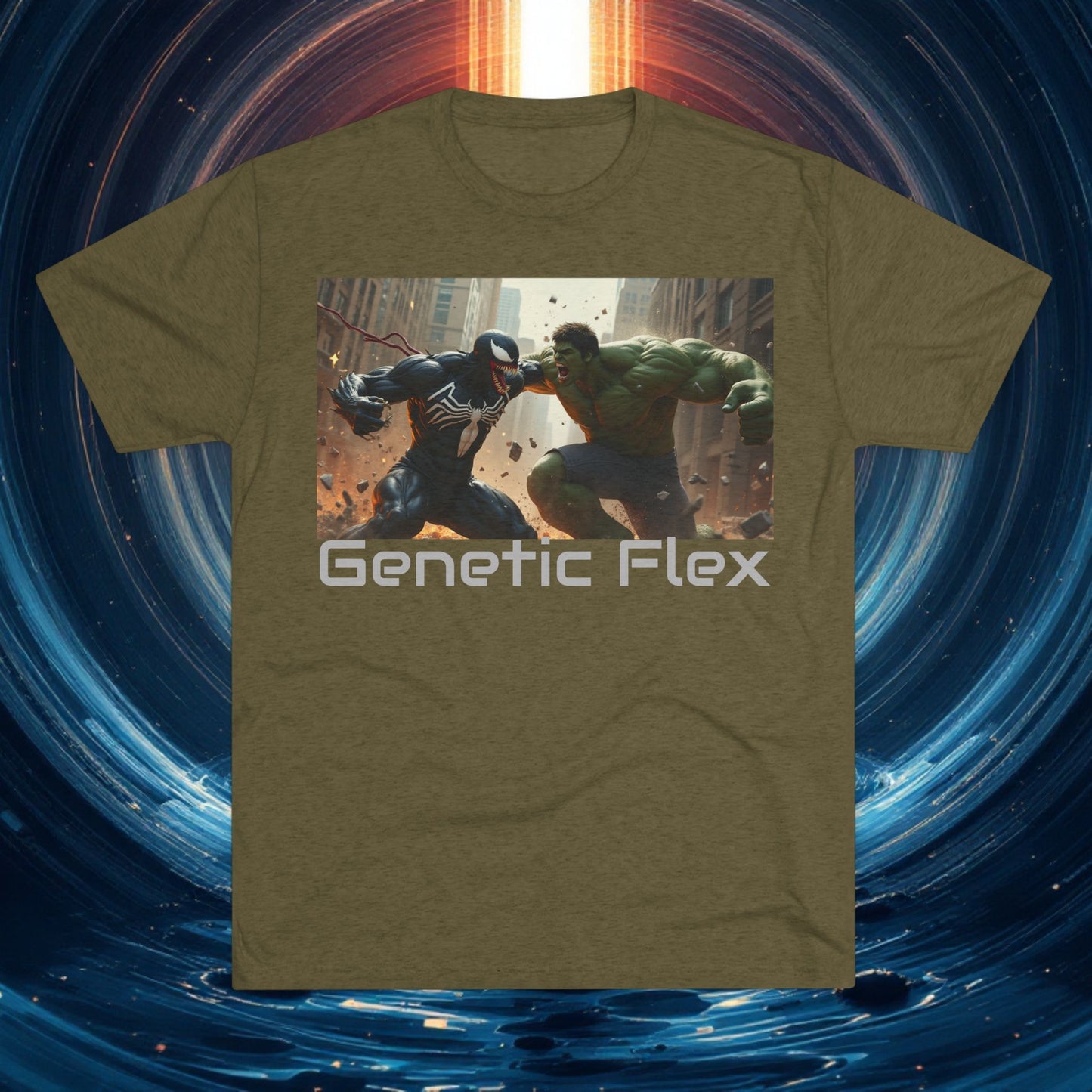 Fitness Unisex Tee - Genetic Flex - youth that's aware hero Tee's: Move Different