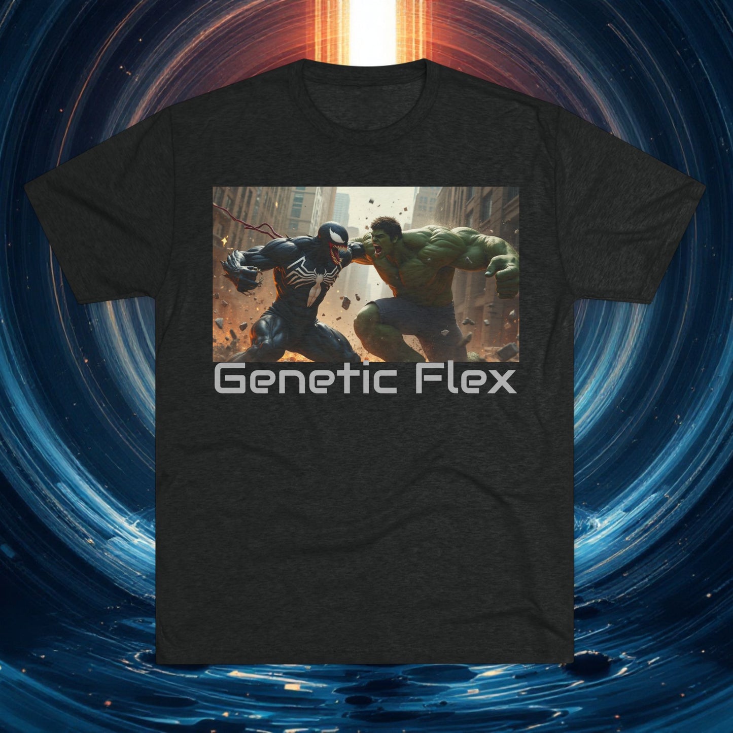 Fitness Unisex Tee - Genetic Flex - youth that's aware hero Tee's: Move Different