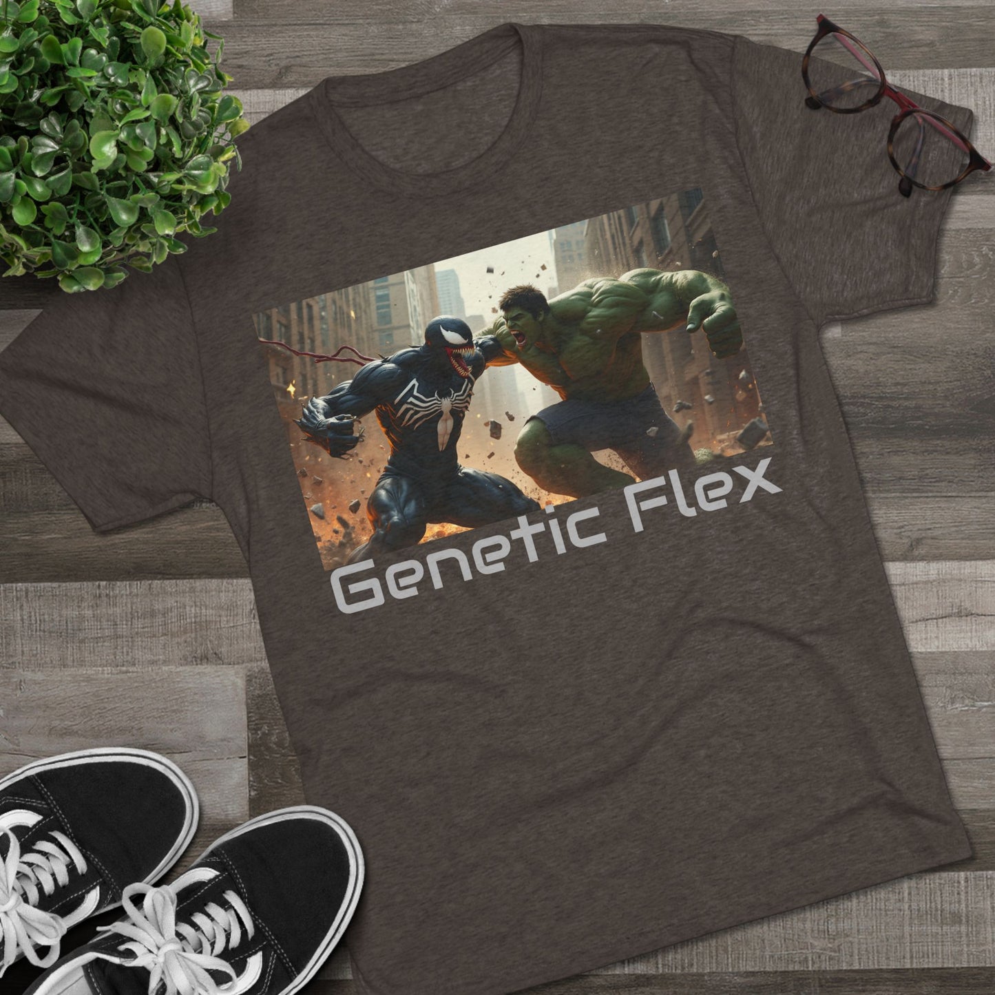 Fitness Unisex Tee - Genetic Flex - youth that's aware hero Tee's: Move Different